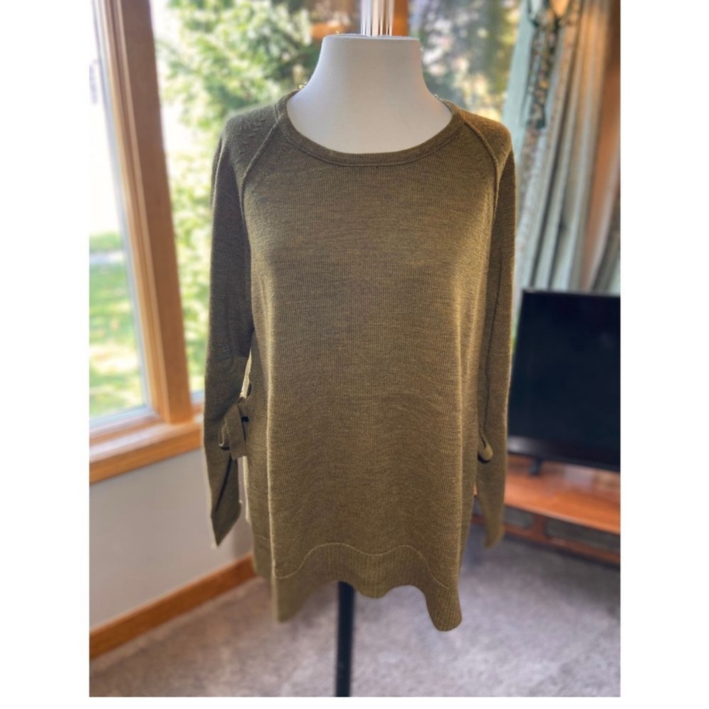 Eileen Fisher Olive Green Sweater